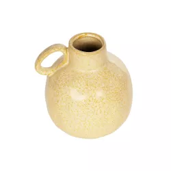 Artificial Garden SCHEELITE 21508 Διακοσμητικό Κεραμικό Βάζo Μπέζ Φ11 x Υ12 cm