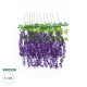 Artificial Garden VIOLET WISTERIA FLOWER BRANCH 21509 Σετ 12 Τεχνητά Διακοσμητικά κλαδιά Βιστέριας Βιολετί Φ45 x Υ120cm