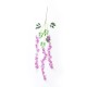 Artificial Garden PURPLE WISTERIA FLOWER BRANCH 21510 Σετ 12 Τεχνητά Διακοσμητικά κλαδιά Βιστέριας Μωβ Φ45 x Υ120cm