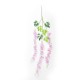 Artificial Garden PALE PINK WISTERIA FLOWER BRANCH 21511 Σετ 12 Τεχνητά Διακοσμητικά κλαδιά Βιστέριας Απαλό Ροζ Φ45 x Υ120cm