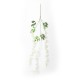 Artificial Garden WHITE WISTERIA FLOWER BRANCH 21513 Σετ 12 Τεχνητά Διακοσμητικά κλαδιά Βιστέριας Λευκό Φ45 x Υ120cm