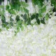 Artificial Garden WHITE WISTERIA FLOWER BRANCH 21513 Σετ 12 Τεχνητά Διακοσμητικά κλαδιά Βιστέριας Λευκό Φ45 x Υ120cm