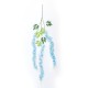 Artificial Garden BLUE WISTERIA FLOWER BRANCH 21515 Σετ 12 Τεχνητά Διακοσμητικά κλαδιά Βιστέριας Μπλέ Φ45 x Υ120cm