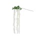 Artificial Garden WHITE WISTERIA FLOWER BRANCH 21516 Τεχνητό Διακοσμητικό κλαδί Βιστέρια Λευκό Φ45 x Υ164cm