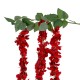 Artificial Garden RED WISTERIA FLOWER BRANCH 21519 Τεχνητό Διακοσμητικό κλαδί Βιστέρια Κόκκινο Φ45 x Υ164cm