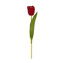 Artificial Garden RED TULIP BRANCH 21203 Τεχνητό Διακοσμητικό Κλαδί Κόκκινη Τουλίπα Y37cm
