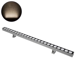 WASHERJAVIA 90556 Μπάρα Φωτισμού Wall Washer LED 48W 5520lm 5° DC 24V Αδιάβροχο IP67 Φυσικό Λευκό 4500K Dimmable - Bridgelux SMD Chip - Γκρι Ανθρακί - Μ100 x Π5.2 x Υ3.6cm - 3 Χρόνια Εγγύηση