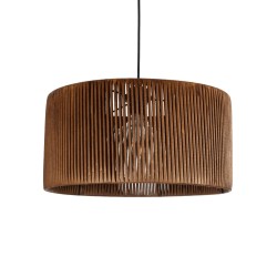 KYCLOS 203-0047 Boho Κρεμαστό Φωτιστικό Οροφής με Ντουί 1 x E27 AC 220-240V IP20 - Καφέ - M40 x Π40 x Υ25.5cm