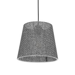 CONEY 203-0070 Μοντέρνο Κρεμαστό Φωτιστικό Οροφής με Ντουί 1 x E27 AC 220-240V IP20 - Γκρι - Μ26 x Π26 x Υ25cm