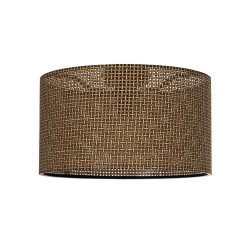 CILIO 203-0156 Μοντέρνο Φωτιστικό Οροφής με Ντουί 1 x E27 AC 220-240V IP20 - Καφέ - Μ38 x Π38 x Υ23cm