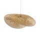 MEXICO 00720 Boho Κρεμαστό Φωτιστικό Οροφής με Ντουί 1 x E27 AC 220-240V IP20 - Μπεζ - Μ85 x Π55 x Υ36cm