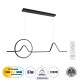 WINDY 61292 Κρεμαστό Φωτιστικό Οροφής Design LED CCT 67W 7504lm 300° AC 220-240V - Εναλλαγή Φωτισμού μέσω Τηλεχειριστηρίου All In One Ψυχρό 6000k+Φυσικό 4500k+Θερμό 2700k Dimmable Μ120 x Π4 x Υ30cm - Μαύρο - 3 Years Warranty WINDY 61292 Κρεμαστό Φωτιστικό Οροφής Design LED CCT 67W 7504lm 300° AC 220-240V - Εναλλαγή Φωτισμού μέσω Τηλεχειριστηρίου All In One Ψυχρό 6000k+Φυσικό 4500k+Θερμό 2700k Dimmable Μ120 x Π4 x Υ30cm - Μαύρο - 3 Years Warranty