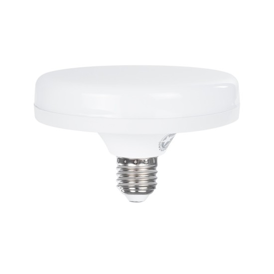 60071 Λάμπα LED E27 UFO F120 22W 230V 2068lm 180° IP20 Θερμό Λευκό 2700k - Μ12 x Π12 x Υ7.5cm - 3 Χρόνια Εγγύηση