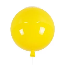 BALLOON 00651 Παιδικό Φωτιστικό Οροφής με Ντουί 1 x E27 AC 220-240V IP20 - Κίτρινο - Μ30 x Π30 x Υ33cm