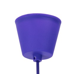 CABLITO 61560 Μοντέρνο Κρεμαστό Φωτιστικό Οροφής με Ντουί 1 x E27 AC 220-240V IP20 - Μωβ - Μ4 x Π4 x Υ110cm