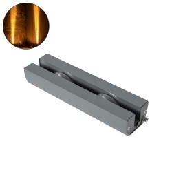 WINDOWARTE 90718 Φωτιστικό Ανάδειξης Παραθύρων LED 18W 1530lm 8°x180° DC 24V Αδιάβροχο IP67 Ultra Θερμό Λευκό 2200K Dimmable - CREE XPE Chip - Γκρι Ανθρακί - Μ25 x Π7 x Υ4.5cm - 3 Χρόνια Εγγύηση