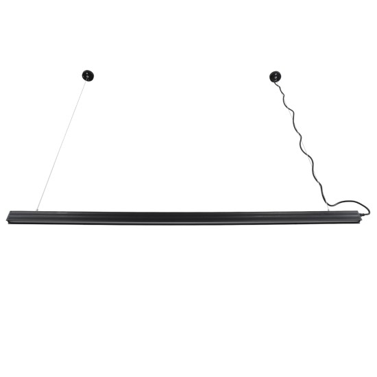 MARKET 61022-P Γραμμικό Κρεμαστό Φωτιστικό Linear LED 18W 2170lm 60° AC 220-240V Μ120 x Π2 x Υ4cm Θερμό Λευκό 2700K - Μαύρο - 3 Years Warranty