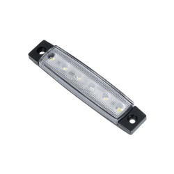  SIDEMARKER 79900 Φώτα Όγκου Οχημάτων LED 1.5W 150lm 120° DC 10-30V Αδιάβροχο IP66 Ψυχρό Λευκό 6000Κ - 6 x SMD2835 Sanan Chip - Μ9.5 x Π2 x Υ1.1cm - 1 Χρόνο Εγγύηση
