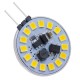 76105 Λάμπα G4 LED SMD 2835 3W 330lm 120° DC 12-24V Side Pin Φυσικό Λευκό 4500K Dimmable