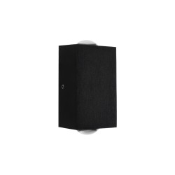 HIKARI 60685 Μοντέρνο Φωτιστικό Τοίχου - Απλίκα LED 4W 500lm 30° AC 220-240V Αδιάβροχο IP65 Θερμό Λευκό 2700K - CREE XPE Chip & TÜV SÜD Driver - Μαύρο Ματ - Μ6 x Π4 x Υ10.5cm - 5 Χρόνια Εγγύηση