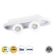 NESPO 61213 Φωτιστικό Οροφής Linear Design LED CCT με Κινούμενα Σποτ LED Spot Downlight 36W 4032lm 360° & 45° AC 220-240V - Εναλλαγή Φωτισμού μέσω Διακόπτη On/Off All In One Ψυχρό 6000k+Φυσικό 4500k+Θερμό 2700k Μ40 x Π13 x Υ6.5cm - Λευκό NESPO 61213 Φωτιστικό Οροφής Linear Design LED CCT με Κινούμενα Σποτ LED Spot Downlight 36W 4032lm 360° & 45° AC 220-240V - Εναλλαγή Φωτισμού μέσω Διακόπτη On/Off All In One Ψυχρό 6000k+Φυσικό 4500k+Θερμό 2700k Μ40 x Π13 x Υ6.5cm - Λευκό