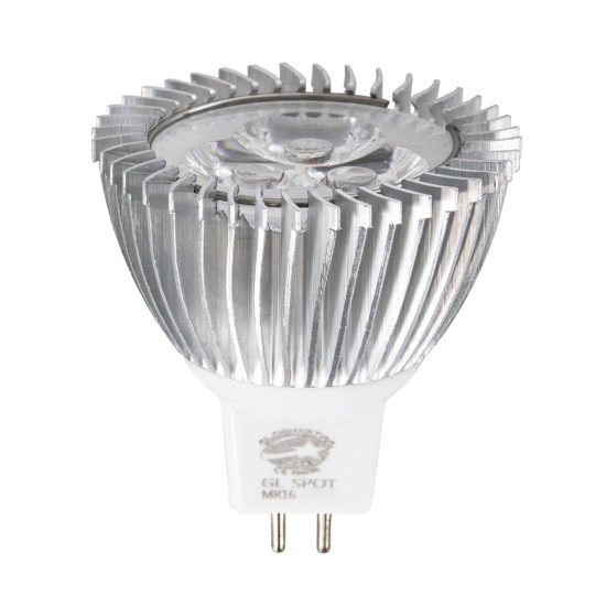 76021 Σποτ LED GU5.3 MR16 3W 280lm 30° DC 12V IP20 Φ5 x Υ5.2cm Φυσικό Λευκό 4500K - 2 Χρόνια Εγγύηση