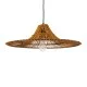 PALERMO 02310 Boho Κρεμαστό Φωτιστικό Καμπάνα Μονόφωτο 1 x E27 IP20 Καφέ Ρατάν - Μ60 x Π60 x Υ18cm PALERMO 02310 Boho Κρεμαστό Φωτιστικό Καμπάνα Μονόφωτο 1 x E27 IP20 Καφέ Ρατάν - Μ60 x Π60 x Υ18cm