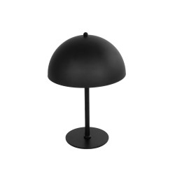 GASCEIO 204-0141 Μοντέρνο Επιτραπέζιο Φωτιστικό Πορτατίφ με Ντουί 1 x E27 AC 220-240V IP20 - Μαύρο - Μ25 x Π25 x Υ37m