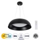 ANATOLIA 61267 Κρεμαστή Πλαφονιέρα Οροφής LED CCT 60W 6900lm 120° AC 220-240V - Εναλλαγή Φωτισμού μέσω Τηλεχειριστηρίου All In One Ψυχρό 6000k+Φυσικό 4500k+Θερμό 2700k Dimmable Φ43cm - Μαύρο - 3 Years Warranty