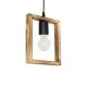 EDISON 203-0020 Vintage Κρεμαστό Φωτιστικό Οροφής με Ντουί 1 x E27 AC 220-240V IP20 - Μπεζ & Μαύρο - Μ19 x Π5 x Υ22cm