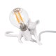 MOUSE 00676 Vintage Επιτραπέζιο Φωτιστικό Πορτατίφ Μονόφωτο 1 x E12 IP20 Λευκό Πλαστικό - Μ13 x Π4 x Υ7cm MOUSE 00676 Vintage Επιτραπέζιο Φωτιστικό Πορτατίφ Μονόφωτο 1 x E12 IP20 Λευκό Πλαστικό - Μ13 x Π4 x Υ7cm