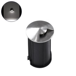 UNDERGROUNDRENA 90661 Φωτιστικό Σκαλοπατιού / Διαδρόμου LED 1W 115lm 30° DC 24V Αδιάβροχο IP68 Φυσικό Λευκό 4500K Dimmable - Bridgelux SMD Chip - Ανοξείδωτο Ατσάλι 304 / Μ5 x Π5 x Υ9cm - Q4.2cm - 3 Χρόνια Εγγύηση