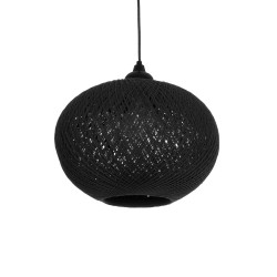 SOLEI 205-0005 Boho Κρεμαστό Φωτιστικό Οροφής με Ντουί 1 x E27 AC 220-240V IP20 - Μαύρο - M30 x Π30 x Υ35cm