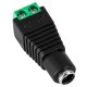 70703 Βύσμα Τροφοδοσίας DC Θηλυκό - Female Jack Connector σε Κλέμα 5.5 x 2.1mm