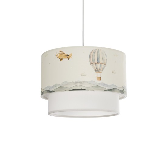 BALLON 204-0121 Παιδικό Κρεμαστό Φωτιστικό Οροφής με Ντουί 1 x E27 AC 220-240V IP20 - Πολύχρωμο - Μ30 x Π30 x Υ20cm