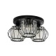 ILLUME 201-0100 Vintage Φωτιστικό Οροφής Κρύσταλλα Τρίφωτο 3 x E27 IP20 Μαύρο & Χρυσό Μέταλλο με Διάφανο Κρύσταλλο - Μ35 x Π35 x Υ40cm ILLUME 201-0100 Vintage Φωτιστικό Οροφής Κρύσταλλα Τρίφωτο 3 x E27 IP20 Μαύρο & Χρυσό Μέταλλο με Διάφανο Κρύσταλλο - Μ35 x Π35 x Υ40cm