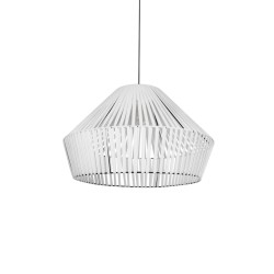 NUI 205-0064 Boho Κρεμαστό Φωτιστικό Οροφής με Ντουί 1 x E27 AC 220-240V IP20 - Λευκό - M60 x Π60 x Υ41cm