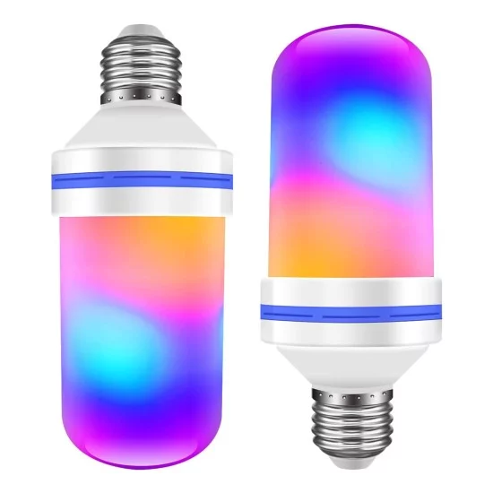 76076 Λάμπα E27 TUBULAR Διακοσμητική LED 9W 450lm 320° AC 85-265V με 4 Λειτουργίες Εφέ RGB Φλόγας και Αναστροφή RGB Φλόγας 76076 Λάμπα E27 TUBULAR Διακοσμητική LED 9W 450lm 320° AC 85-265V με 4 Λειτουργίες Εφέ RGB Φλόγας και Αναστροφή RGB Φλόγας