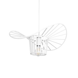 LUMINOVA 61463 Μοντέρνο Κρεμαστό Φωτιστικό Οροφής με Ντουί 1 x E27 AC 220-240V IP20 - Λευκό - Μ40 x Π40 x Υ20cm