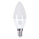 60000 Λάμπα LED E14 C37 Κεράκι 4W 400lm 260° AC 220-240V IP20 Φ3.7 x Υ10cm Ψυχρό Λευκό 6000K - 3 Years Warranty