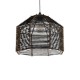 VORK 205-0027 Boho Κρεμαστό Φωτιστικό Οροφής με Ντουί 1 x E27 AC 220-240V IP20 - Μαύρο - M40 x Π40 x Υ36cm