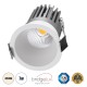 MICRO-B 60242 Χωνευτό LED Spot Downlight TrimLess Φ6cm 7W 910lm 38° AC 220-240V IP20 Φ6 x Υ7.8cm - Στρόγγυλο - Λευκό - Φυσικό Λευκό 4500K - Bridgelux COB - 5 Years Warranty