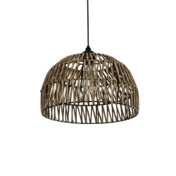 ARANCIA 205-0047 Boho Κρεμαστό Φωτιστικό Οροφής με Ντουί 1 x E27 AC 220-240V IP20 - Μπεζ - M35 x Π35 x Υ26cm