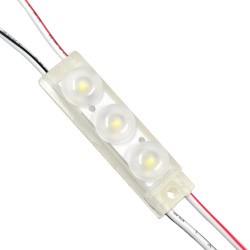  MODULOMI 73709 Module LED 1W 120lm 120° DC 12V Αδιάβροχο IP65 3 x SMD3030 Chip Ψυχρό Λευκό 6000K Dimmable - Μ4.1 x Π1.1 x Υ1.1cm - Πακέτο 20 Τεμαχίων - 3 Χρόνια Εγγύηση