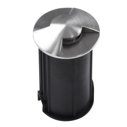 UNDERGROUNDRENA 90663 Φωτιστικό Σκαλοπατιού / Διαδρόμου LED 1W 115lm 30° DC 24V Αδιάβροχο IP68 Φυσικό Λευκό 4500K Dimmable - Bridgelux SMD Chip - Ανοξείδωτο Ατσάλι 304 - Μ5 x Π5 x Υ9cm / Q4.2cm - 3 Χρόνια Εγγύηση