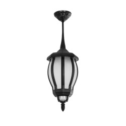 VERDI 203-0232 Vintage Φωτιστικό Οροφής με Ντουί 1 x E27 AC 220-240V IP44 - Μαύρο - Μ18 x Π18 x Υ33cm