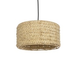 POMEGRANDE 204-0161 Boho Κρεμαστό Φωτιστικό Οροφής με Ντουί 1 x E27 AC 220-240V IP20 - Μπεζ - Μ32 x Π32 x Υ19cm