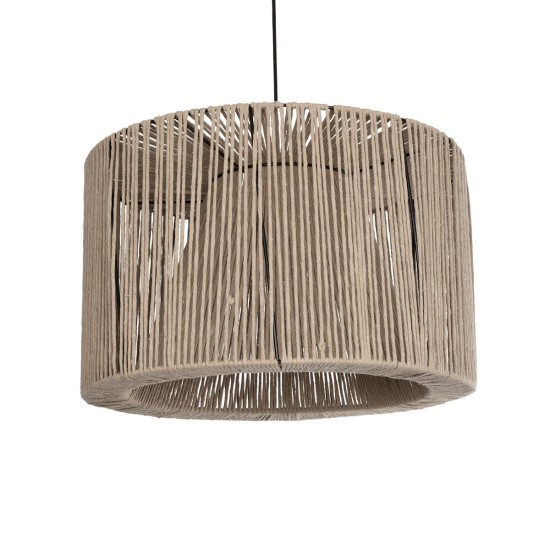 ZYLINDER 205-0022 Boho Κρεμαστό Φωτιστικό Οροφής με Ντουί 1 x E27 AC 220-240V IP20 - Μπεζ - M50 x Π50 x Υ32cm
