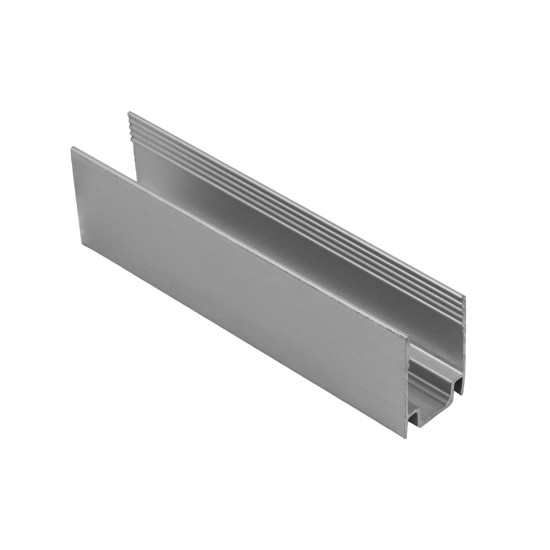 70649 Αλουμίνια Βάση Στήριξης για Neon Flex 120° - Ασημί -Μ4.8 x Π1.4 x Υ1.3cm