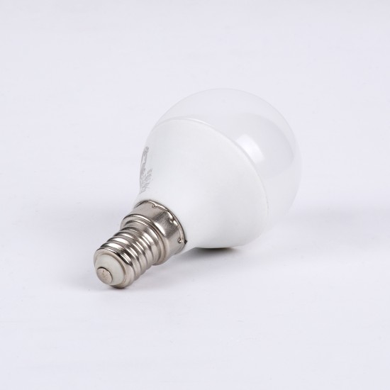 60017 Λάμπα LED E14 G45 Γλομπάκι 6W 564lm 260° AC 220-240V IP20 Φ4.5 x Υ7.8cm Θερμό Λευκό 2700K - 3 Years Warranty